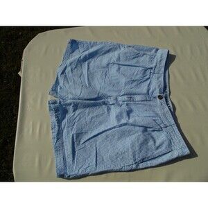 SaddleBred Men's Size 38 Shorts Cotton Plaid Blue